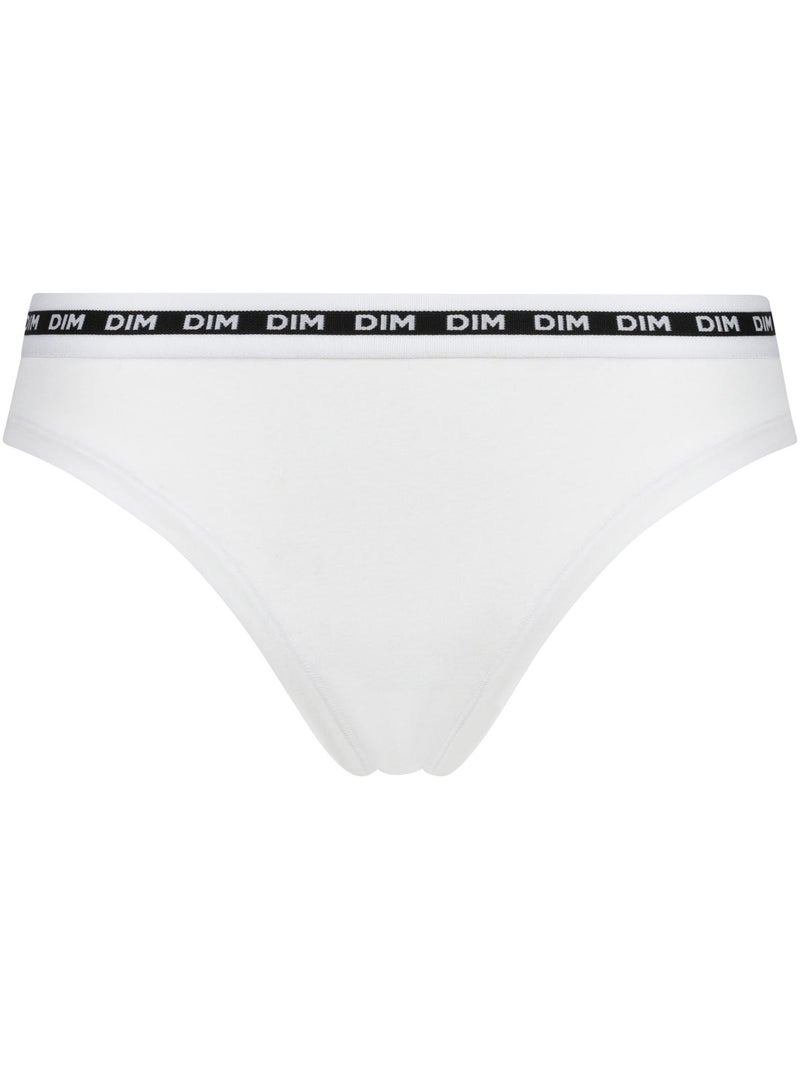 Culotte coton modal souple Icons Blanc - Kiabi