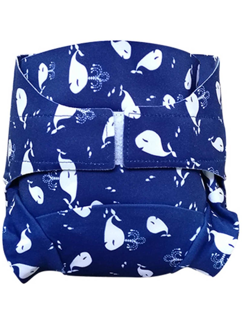 Culotte couche lavable T.MAC Chant des baleines (Taille M) N/A - Kiabi
