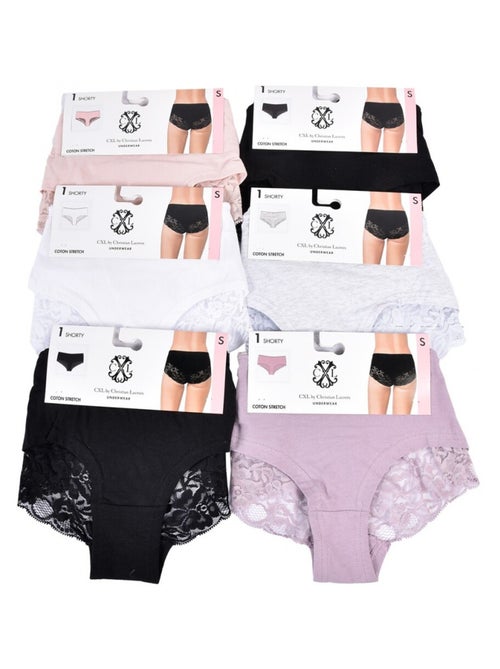 Culotte CXL By LACROIX - Pack de 6 - Kiabi