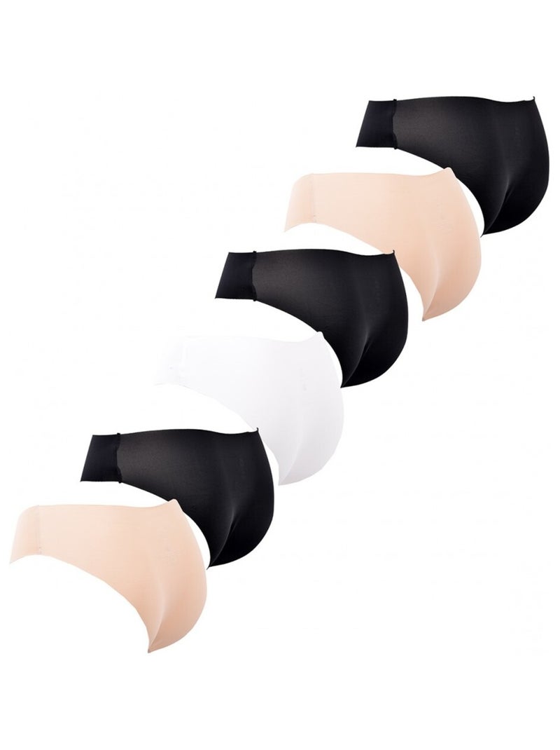 Culotte CXL By LACROIX - Pack de 6 Noir Multicolore Noir - Kiabi