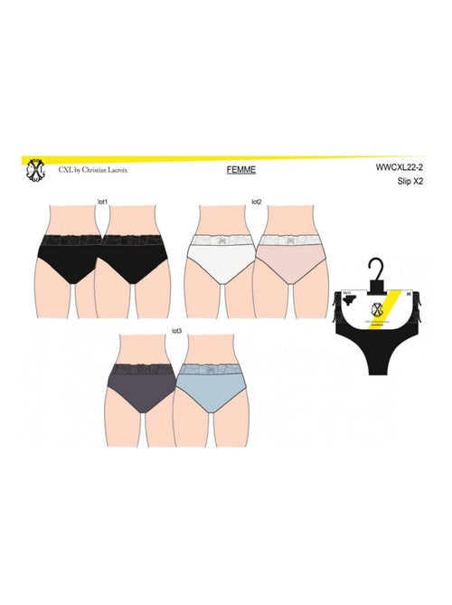 Culotte CXL By LACROIX X6 - Pack de 6 - Kiabi