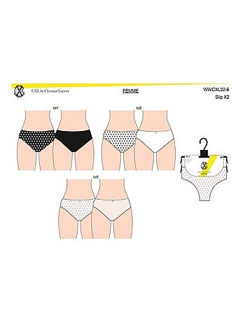 Culotte CXL By LACROIX X6 - Pack de 6