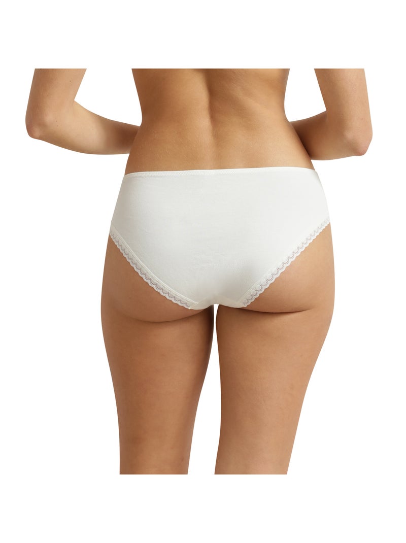 Culotte Daily Coton Blanc cassé - Kiabi