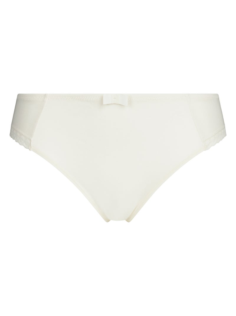 Culotte Daily Coton Blanc cassé - Kiabi