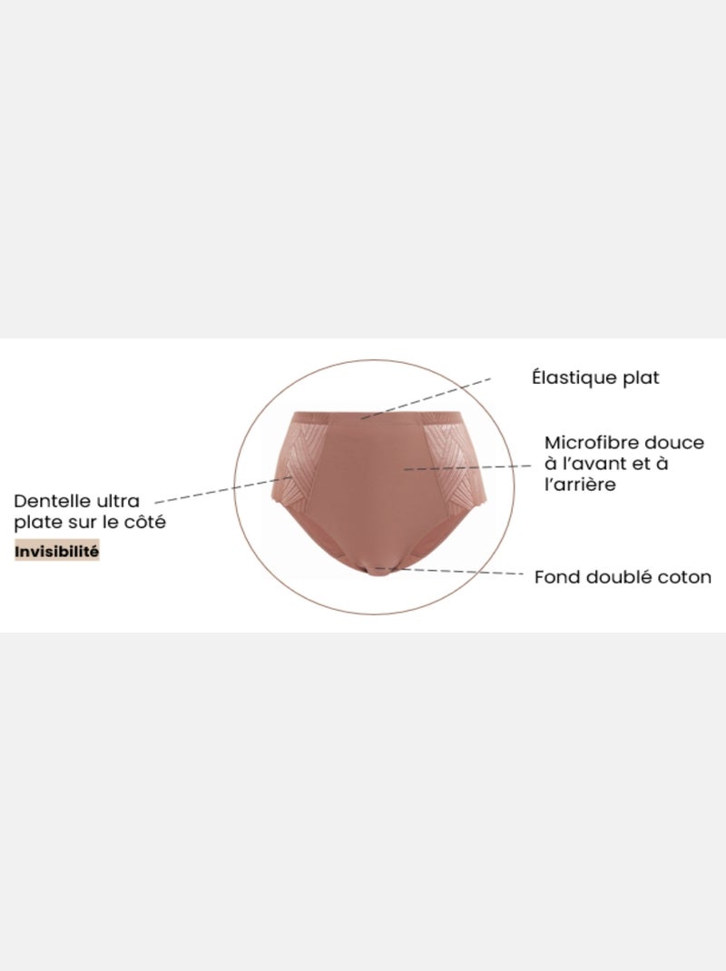 Culotte Daily Softness Sans Complexe Marron noisette - Kiabi