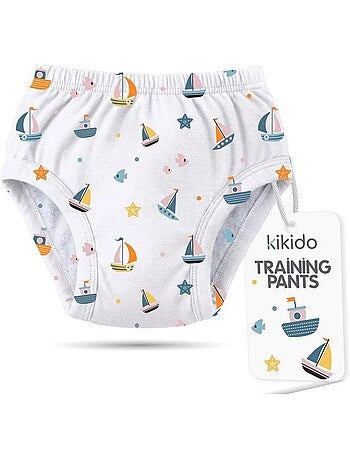 Culotte d’apprentissage lavable - coton étanche anti-fuite - kikido