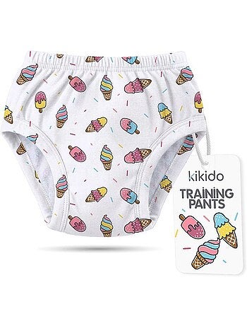 Culotte d’apprentissage lavable - coton étanche anti-fuite - kikido