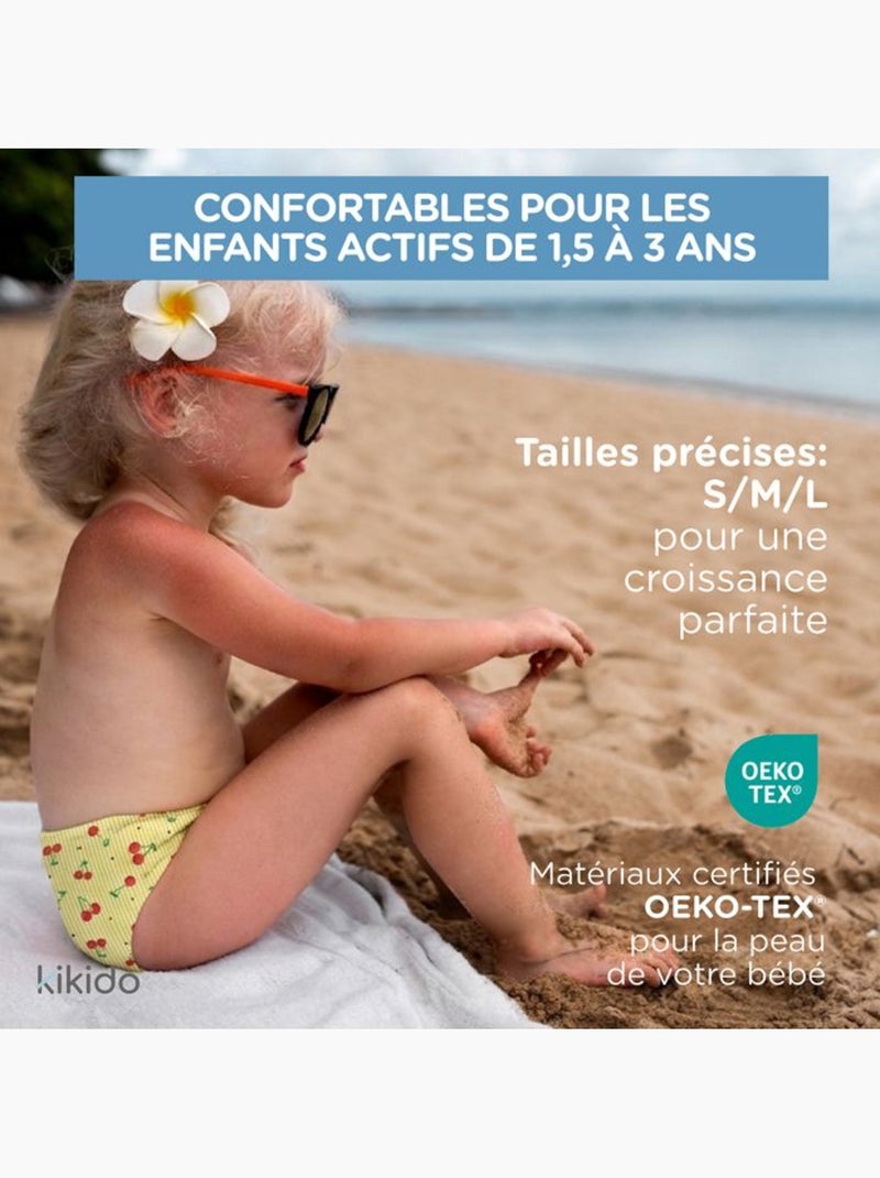 Culotte d’apprentissage lavable en coton absorbant anti-fuites - kikido Jaune - Kiabi