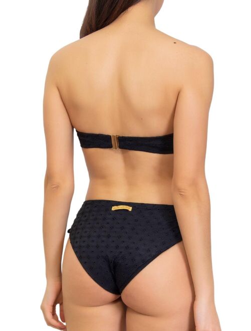 Culotte de bain taille haute - noir - Kiabi - 10.00€