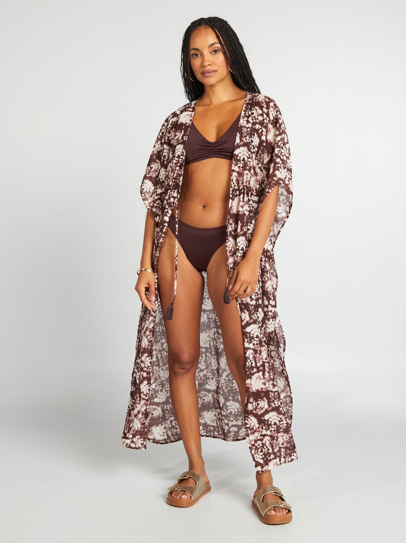 Culotte de bain basique Prune - Kiabi