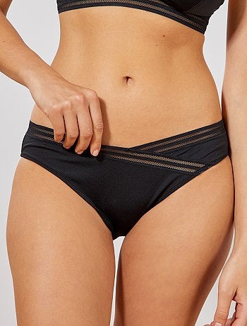 Culotte de bain détails ajourés - Kiabi
