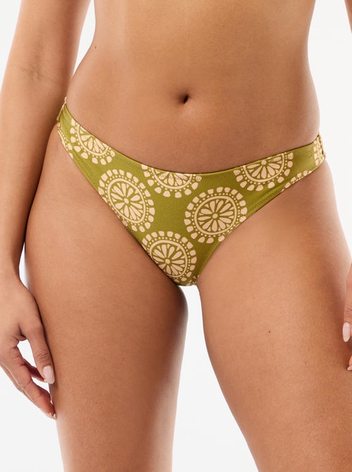 Culotte de bain en microfibre imprimée - Kiabi