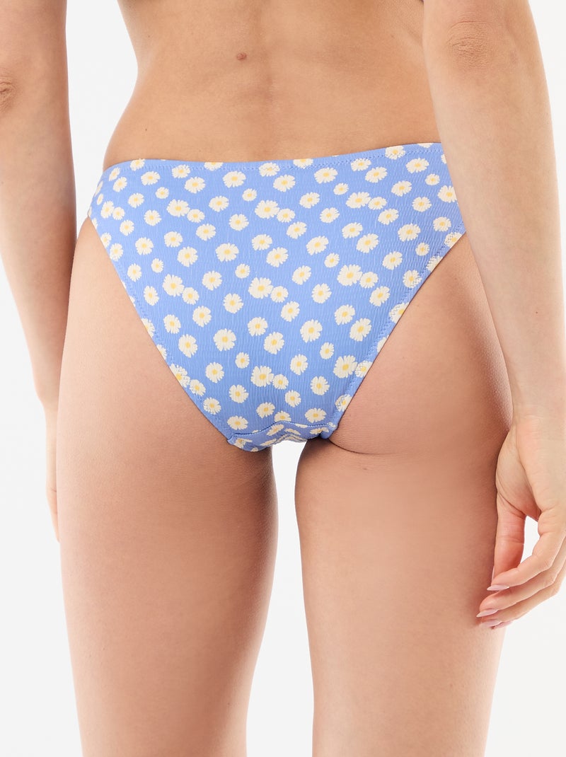 Culotte de bain imprimé marguerite Bleu - Kiabi