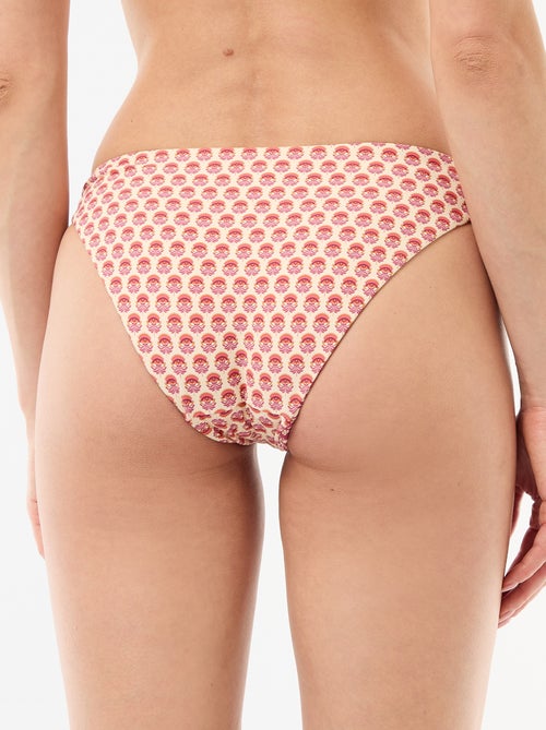 Culotte de bain imprimée réversible - Kiabi