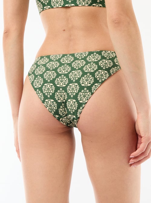 Culotte de bain imprimée réversible - Kiabi