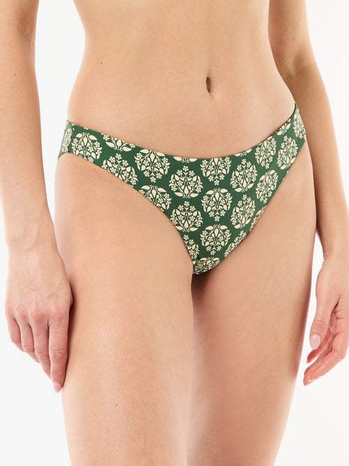 Culotte de bain imprimée réversible - Kiabi