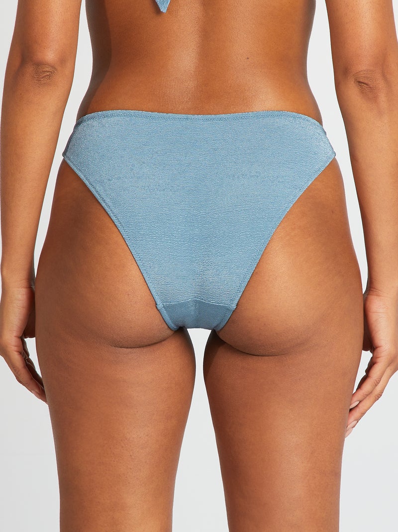 Culotte de bain matière texturée Bleu - Kiabi