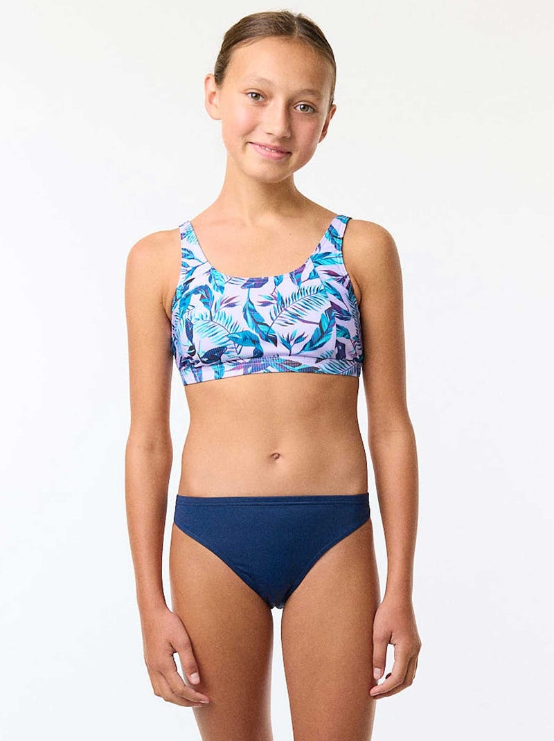 Culotte de Bain Menstruel Bikini ado Bleu marine - Kiabi