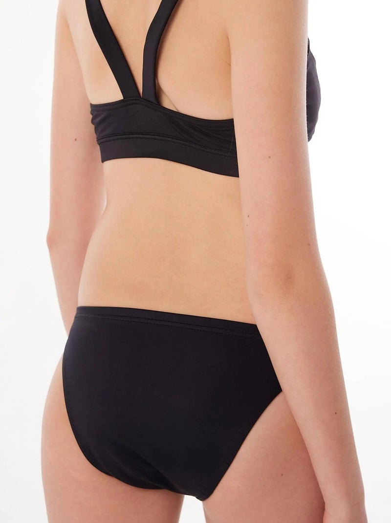 Culotte de Bain Menstruel Bikini ado Noir Noir - Kiabi
