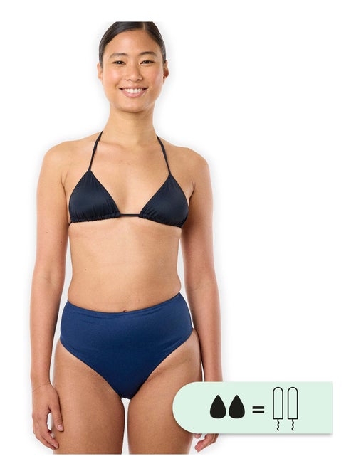 Culotte de Bain Menstruel taille haute - Flux moyen - Kiabi