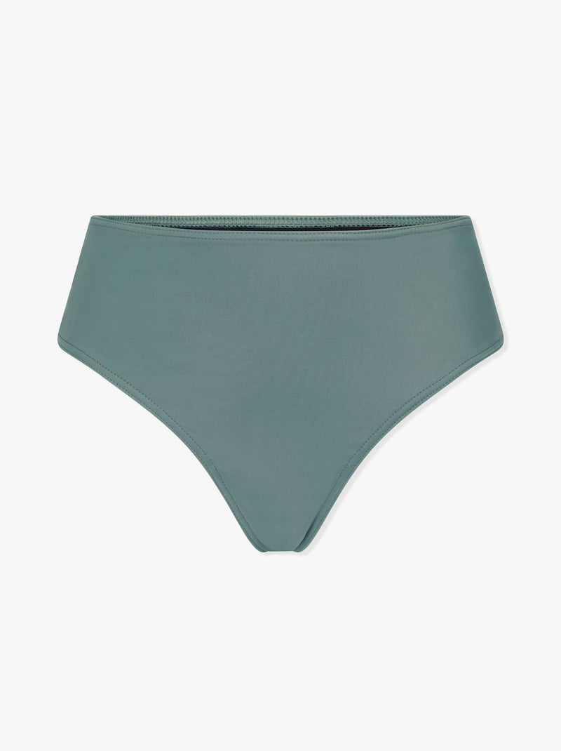 Culotte de Bain Menstruel taille haute - Flux moyen Kaki - Kiabi