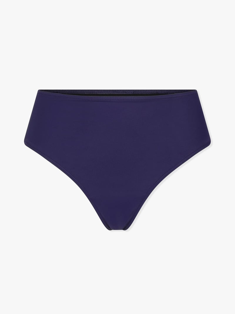 Culotte de Bain Menstruel taille haute pour ados - Flux moyen Bleu marine - Kiabi