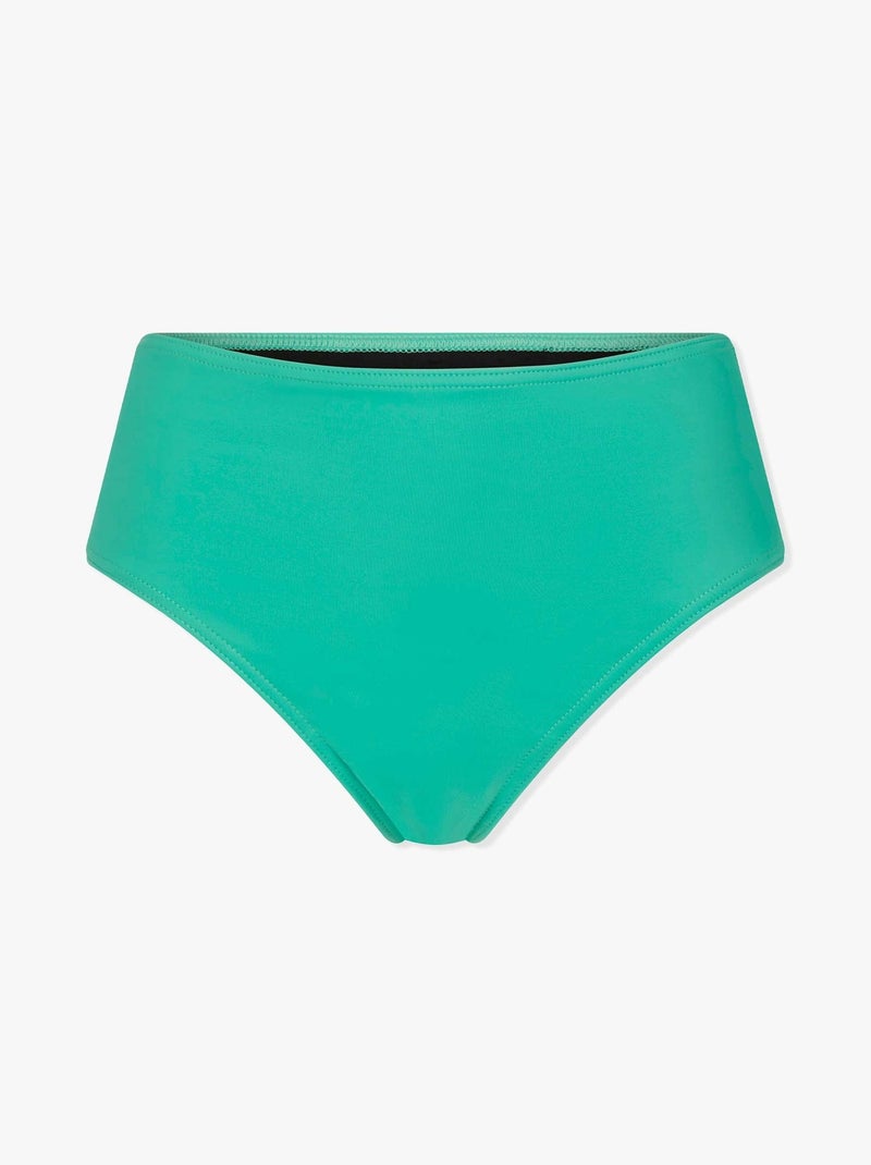 Culotte de Bain Menstruel taille haute pour ados - Flux moyen Vert - Kiabi