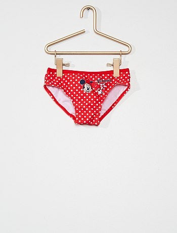 Maillot De Bain Bebe Fille Rouge Kiabi