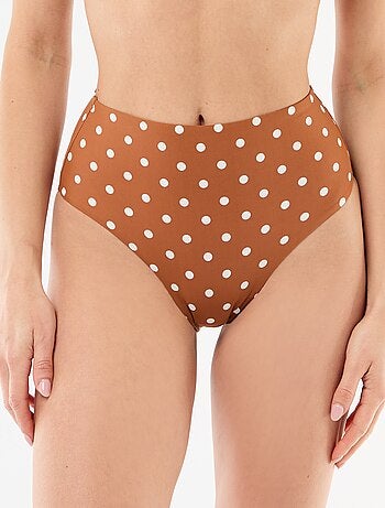 Culotte de bain shapewear taille haute