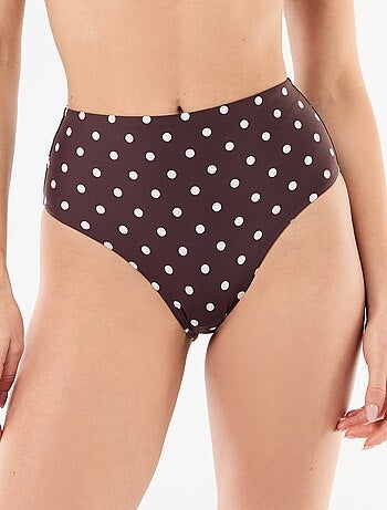 Culotte de bain shapewear taille haute