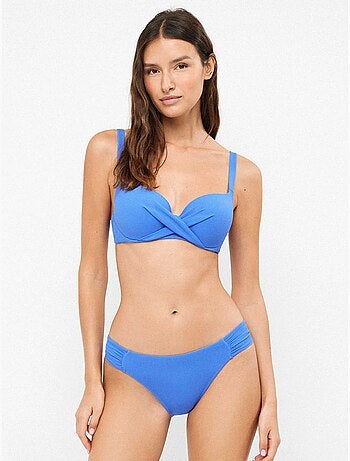 Culotte de bikini à carreaux