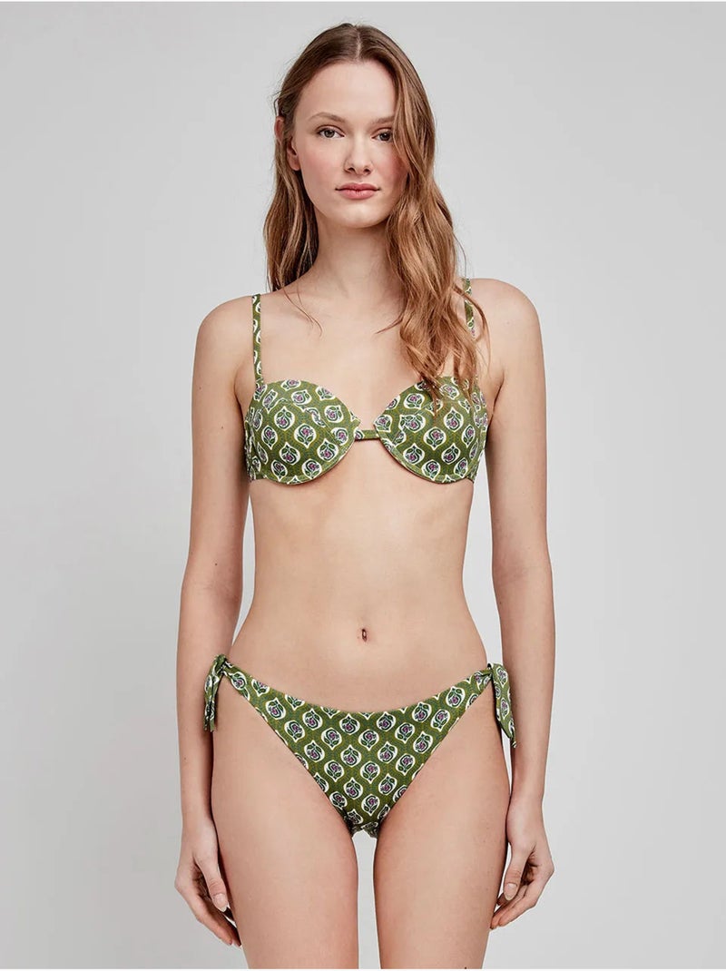 Culotte de bikini ajustable Multicolore - Kiabi
