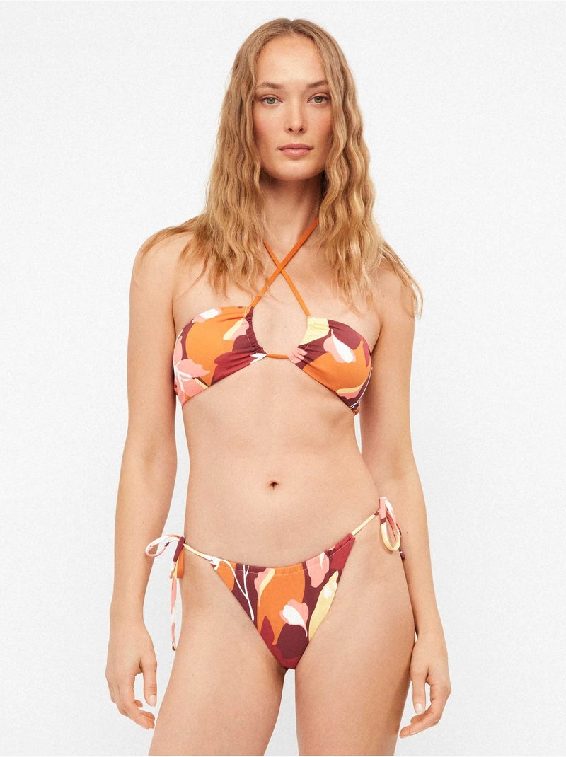 Culotte de bikini ajustable Multicolore - Kiabi
