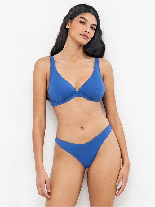 Culotte de bikini brésilien coupe en v - Kiabi Culotte de bikini brésilien coupe en v - Kiabi