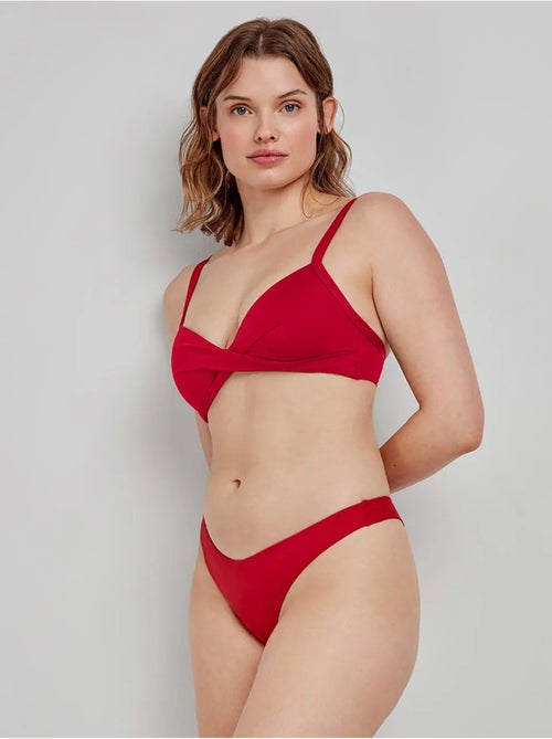 Culotte de bikini brésilien coupe en v - Kiabi Culotte de bikini brésilien coupe en v - Kiabi