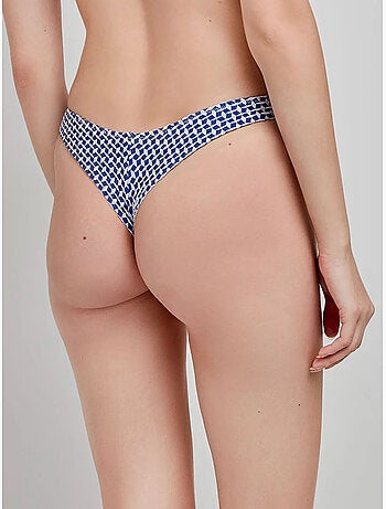 Culotte de bikini brésilienne coupée en v