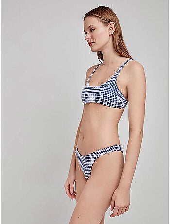 Culotte de bikini brésilienne coupée en v