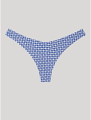 Culotte de bikini brésilienne coupée en v