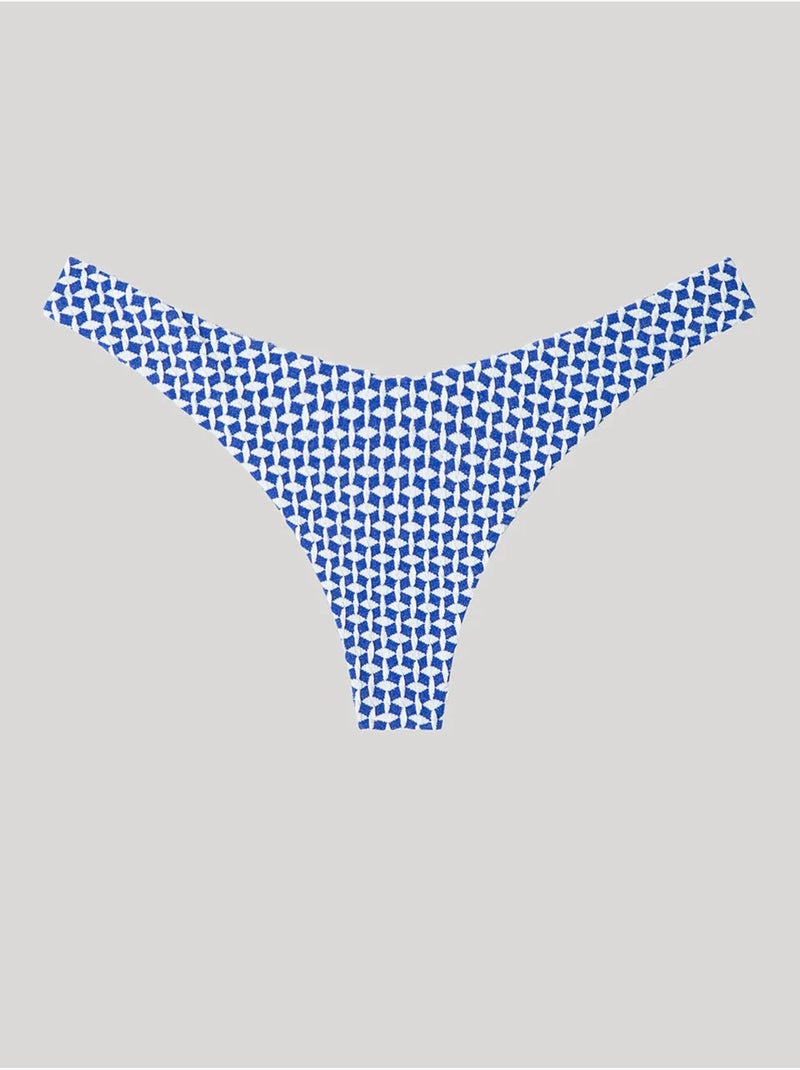 Culotte de bikini brésilienne coupée en v Multicolore - Kiabi