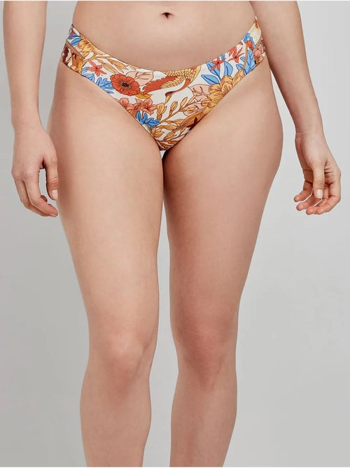 Culotte de bikini classique à imprimé floral rétro - Kiabi Culotte de bikini classique à imprimé floral rétro - Kiabi