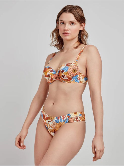 Culotte de bikini classique à imprimé floral rétro - Kiabi Culotte de bikini classique à imprimé floral rétro - Kiabi