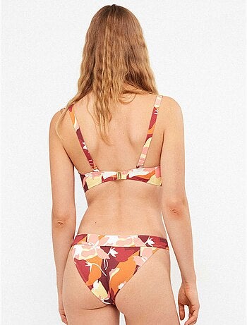 Culotte de bikini classique à imprimé géométrique rétro