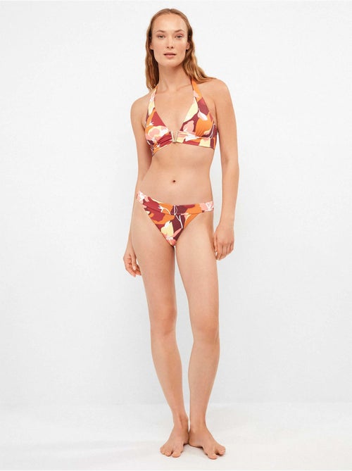 Culotte de bikini classique à imprimé géométrique rétro - Kiabi Culotte de bikini classique à imprimé géométrique rétro - Kiabi