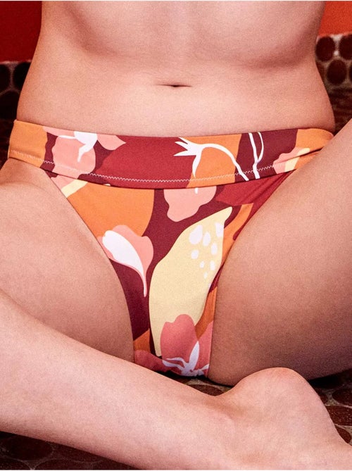 Culotte de bikini classique à imprimé géométrique rétro - Kiabi Culotte de bikini classique à imprimé géométrique rétro - Kiabi