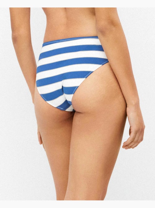 Culotte de bikini en tissu à rayures tissées - Kiabi Culotte de bikini en tissu à rayures tissées - Kiabi