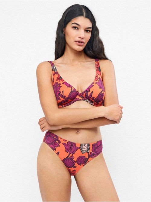 Culotte de bikini haut imprimé - Kiabi Culotte de bikini haut imprimé - Kiabi