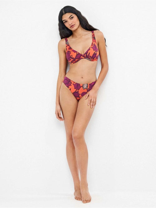 Culotte de bikini haut imprimé - Kiabi Culotte de bikini haut imprimé - Kiabi