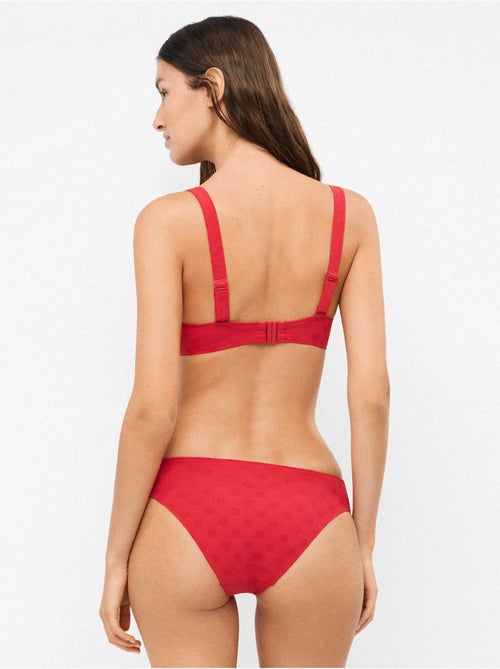 Culotte de bikini jacquard à pois - Kiabi Culotte de bikini jacquard à pois - Kiabi