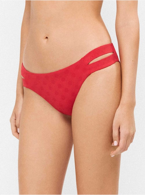 Culotte de bikini jacquard à pois - Kiabi Culotte de bikini jacquard à pois - Kiabi