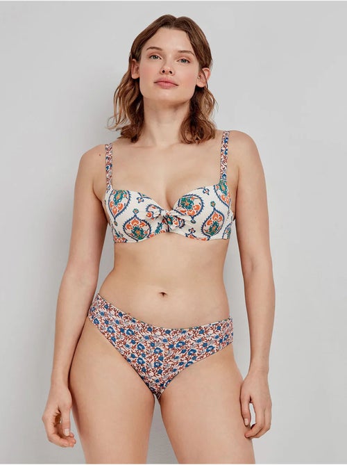 Culotte de bikini réversible en tissu imprimé - Kiabi Culotte de bikini réversible en tissu imprimé - Kiabi